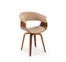 Стул HALMAR K545 бежевый/орех