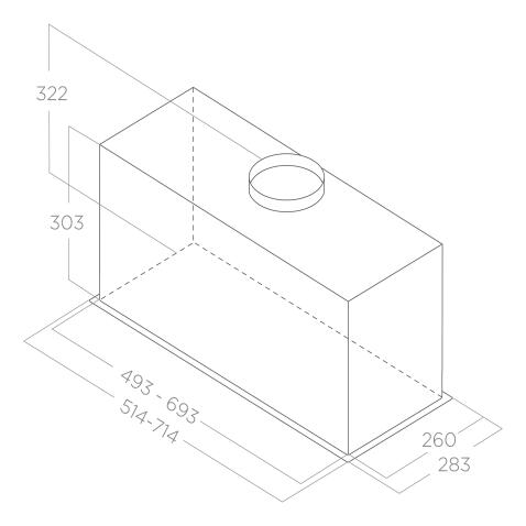 Вытяжка ELICA LANE SENSOR @ IX/A/72