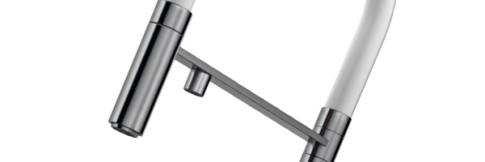 Смеситель для кухни Omoikiri Kanto-BN-WH нержавеющая сталь