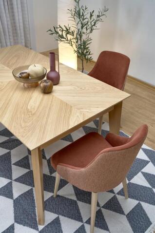 Стол обеденный HALMAR EDMONDO дуб 160-240/90