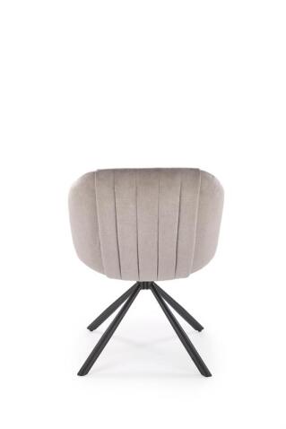 Стул HALMAR K533 серый/черный, поворотный