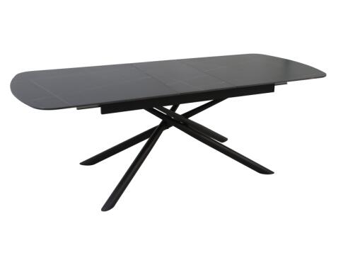 Стол обеденный SIGNAL VECTOR Ceramic черный/черный 180-220/90