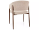Стул SIGNAL AKITA D t.255 светло-бежевый/орех