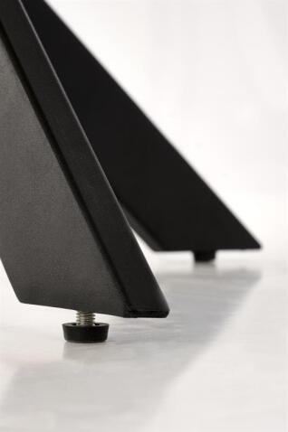 Стол обеденный HALMAR EDGAR дуб золотой/черный 100