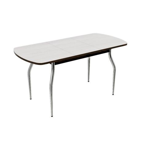 Стол ВВР ЛДСП Раздвижной Дуб крафт белый/Изогнутое, 110/150/70 Стол ВВР ЛДСП Раздвижной Дуб крафт белый/Изогнутое, 110/150/70