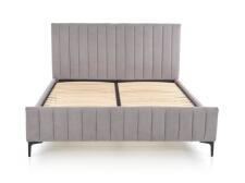 Кровать HALMAR FRANCESCA светло-серый/черный, 160/200