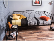 Кровать SIGNAL BIRMA черный, 90/200