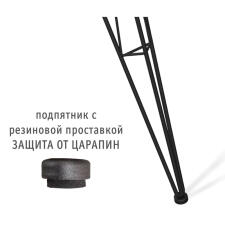 Стол Sheffilton SHT-TU10/80 МДФ артикул SHT-T64 черный/белый