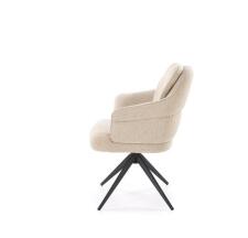 Стул HALMAR K570 бежевый/черный, поворотный