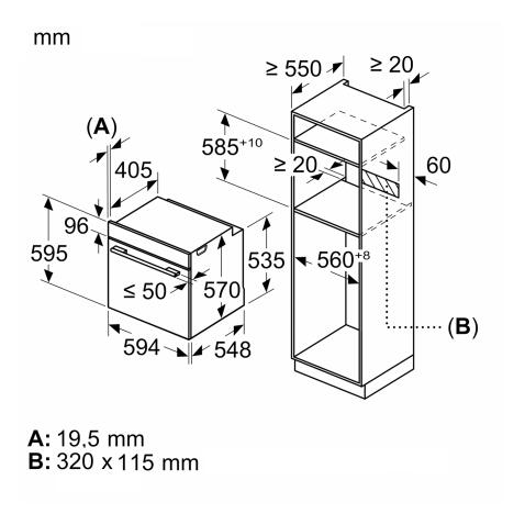 Духовой шкаф BOSCH HBG571EB4