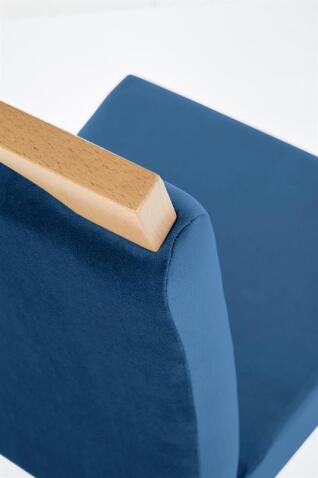 Стул HALMAR CLARION Monolith 77 синий/дуб медовый