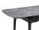 Стол обеденный SIGNAL SENTO серый лак/черный 120-180/80