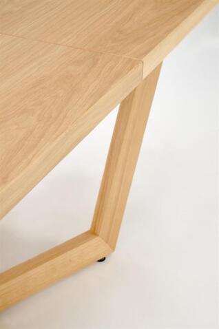 Стол обеденный HALMAR MASSIVE 3 дуб натуральный/дуб натуральный 160-250/90