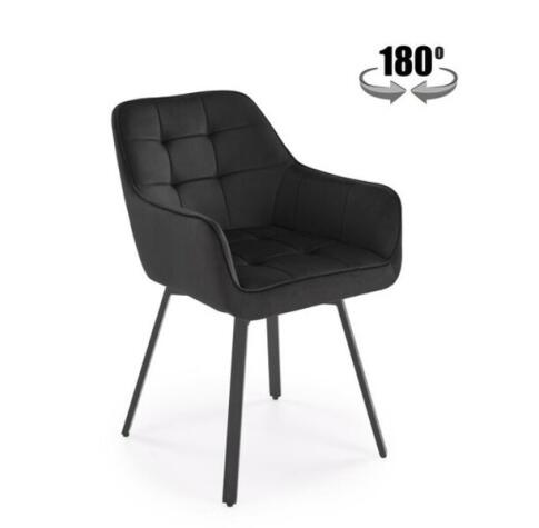 Стул HALMAR K588 черный/черный