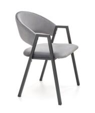 Стул HALMAR K473 серый/черный
