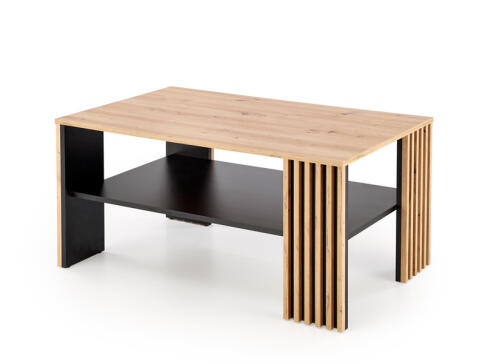 Стол журнальный HALMAR FEMINA дуб артизан/черный