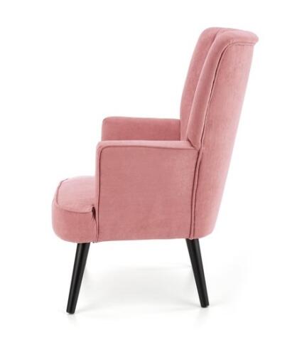 Кресло HALMAR DELGADO розовый/черный