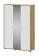 Шкаф SV-МЕБЕЛЬ (МС Милан К) Дуб Золотой/Белый/Белый Матовый, трехстворчатый