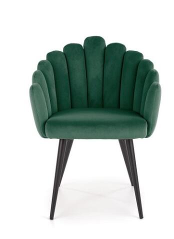 Стул HALMAR K410 темно-зеленый/черный