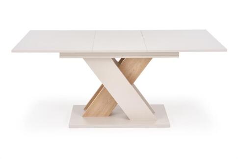 Стол обеденный HALMAR XARELTO кашемир/дуб кремона 130-175/85