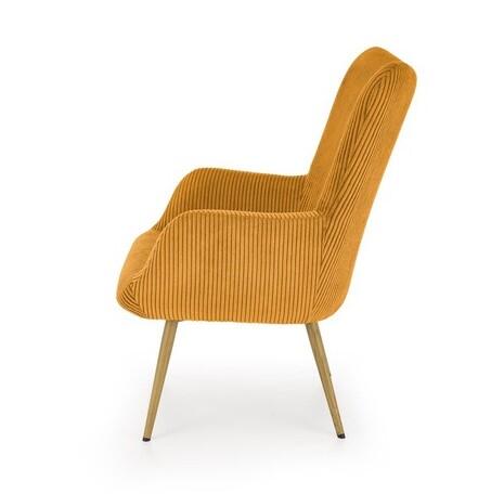 Кресло HALMAR AMARO горчичный