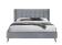 Кровать HALMAR ESTELLA серый, 160/200