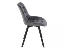 Стул SIGNAL MONTI Velvet Bluvel 14 серый/черный, поворотный Стул SIGNAL MONTI Velvet Bluvel 14 серый/черный, поворотный