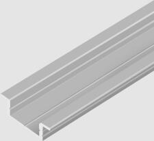 Профиль врезной AQ FORM для LED лент 15/21х7 2 м алюминий