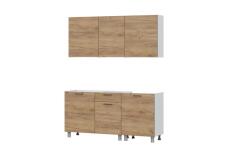 Кухонный гарнитур SV-МЕБЕЛЬ "Лаванда" без столешницы (1,7 м) Дуб золотой