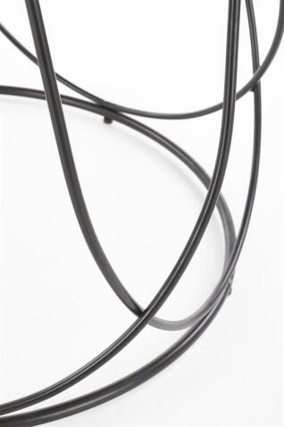 Стол журнальный HALMAR NUBIRA орех/черный, 60/41