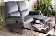 Диван SIGNAL SPENCER 2 Velvet Bluvel 14 раскладной, серый Диван SIGNAL SPENCER 2 Velvet Bluvel 14 раскладной, серый