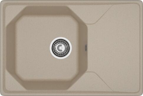 Кухонная мойка GRANFEST UNIQUE U-740L песочный