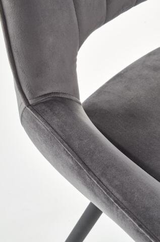 Стул HALMAR K404 серый/черный