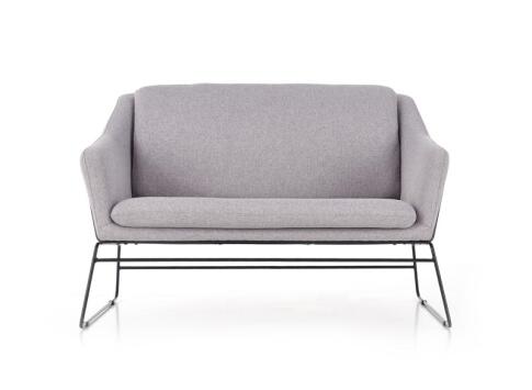 Софа HALMAR SOFT 2 XL серый/черный