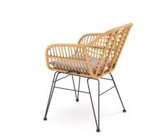 Стул HALMAR K541 серый/натуральный/черный