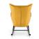 Кресло-качалка HALMAR BAZALTO горчичный