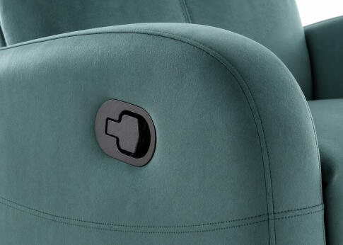 Кресло SIGNAL OLIMP Velvet Bluvel 78 раскладной, зеленый