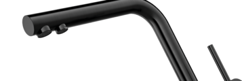 Смеситель для кухни Omoikiri Nagano-GM вороненая сталь