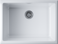 Кухонная мойка из керамики Omoikiri Okinoshima 61-U/I-WH Glossy Natceramic/белый