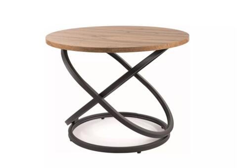 Стол журнальный SIGNAL EOS D дуб артизан/черный