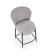 Стул барный HALMAR H126 серый/черный
