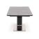 Стол обеденный HALMAR MARTIN темно-серый/черный 160-200/90