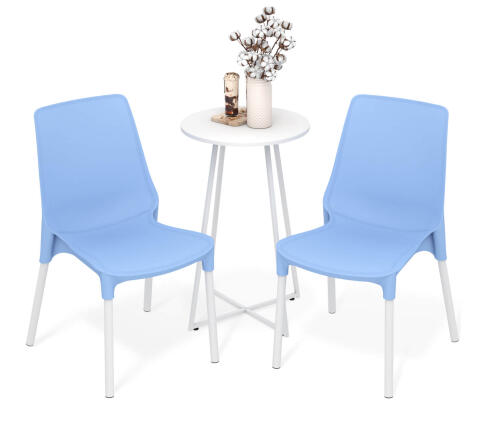 Стол Sheffilton SHT-T109 белый муар