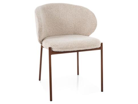 Стул SIGNAL KIOTO D t.255 светло-бежевый/орех