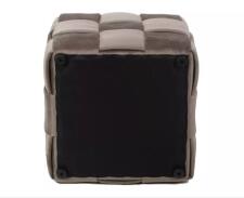 Пуф SIGNAL CASEL Velvet темно-бежевый