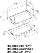 Вытяжка кухонная MEFERI SMARTBOX60BK POWER