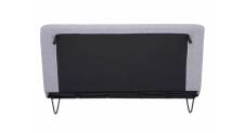 Диван SIGNAL ZENIA Velvet tap. 137 раскладной, серый/черный Диван SIGNAL ZENIA Velvet tap. 137 раскладной, серый/черный