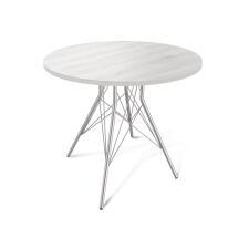 Стол Sheffilton SHT-TU2-1/80 ЛДСП артикул SHT-T19 хром лак/сосна касцина