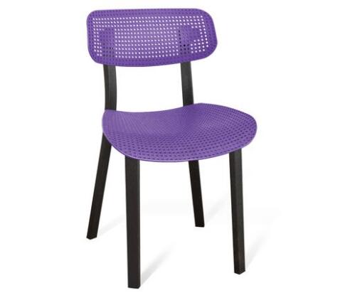Стул Sheffilton SHT-S85  фиолетовый pan 2582/черный
