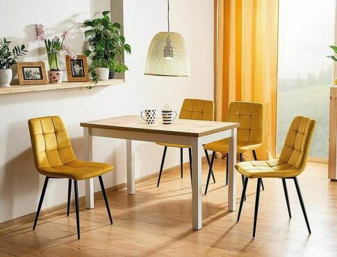 Стул SIGNAL MILA Velvet Bluvel 68 карри/черный